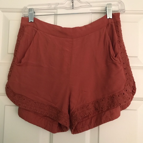 orange shorts - Picture 2 of 4